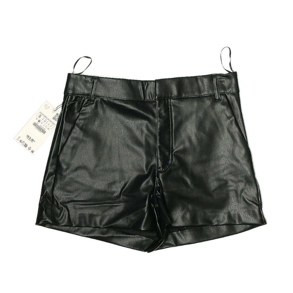 Brand new Zara leather shorts